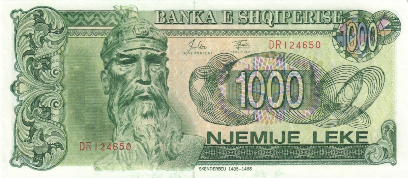 Albania P54 1.000 Leke 1992 UNC
