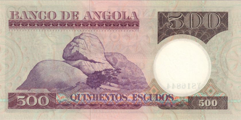 Angola P107 500 Escudos 1973 UNC