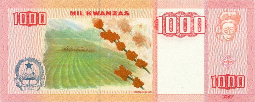 Angola P150a 1.000 Kwanzas 2003 UNC