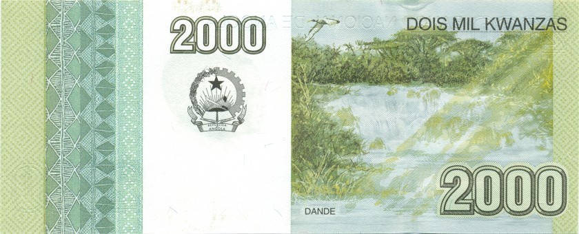 Angola P157 2.000 Kwanzas 2012 UNC