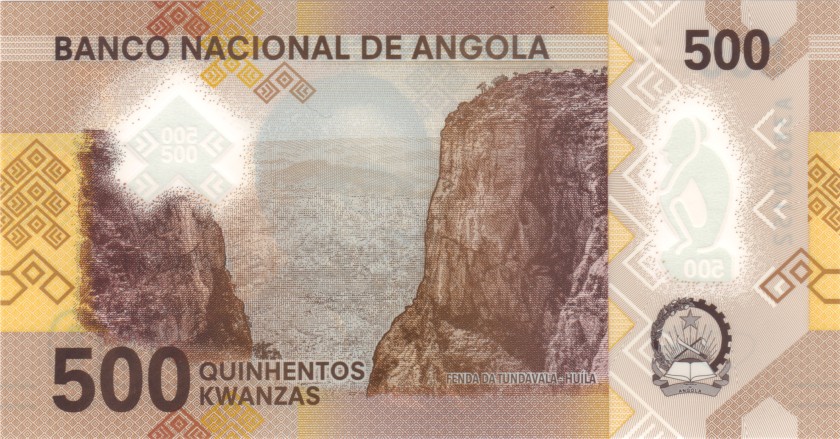 Angola P-NEW 500 Kwanzas 2020 UNC