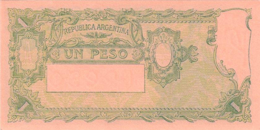 Argentina P257(3) 1 Peso 1947 UNC