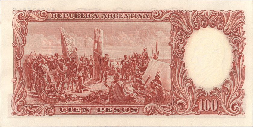 Argentina P272(6) 100 Pesos 1957-1967