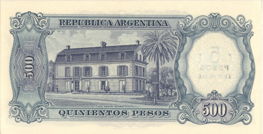 Argentina P283(2) 5 Pesos Serie A 1969-1971 UNC