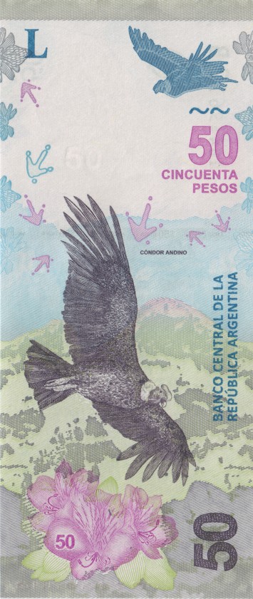 Argentina P363(2) 50 Pesos 2018 UNC