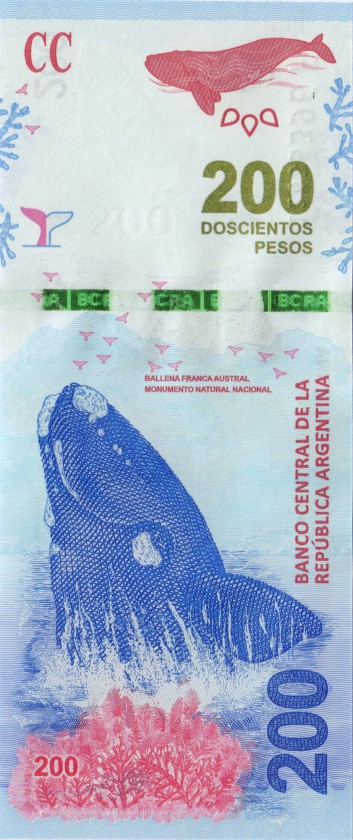 Argentina P364a(1) 200 Pesos 2016 UNC