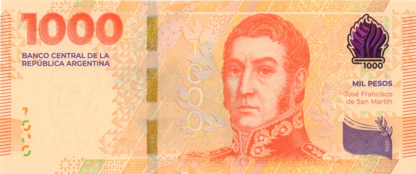 Argentina P-W367 1.000 Pesos 2023 UNC