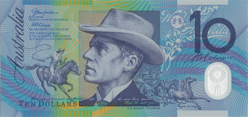 Australia P58b 10 Dollars 2003 UNC