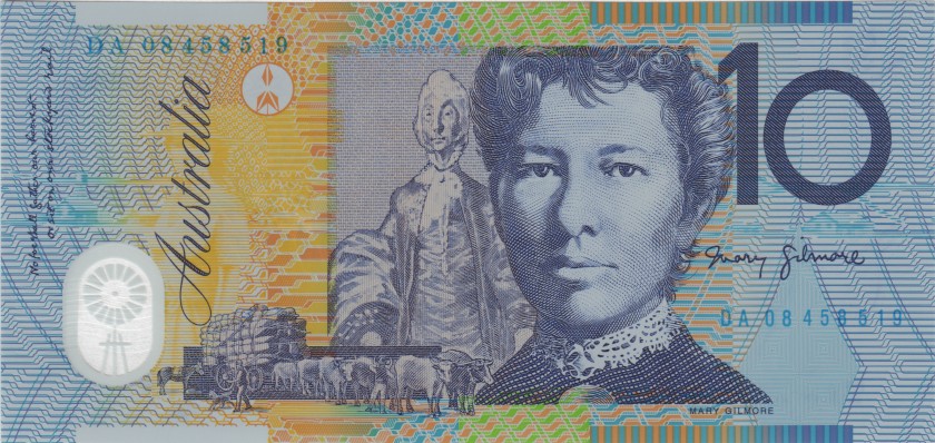 Australia P58e 10 Dollars 2008 UNC