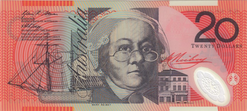 Australia P59f 20 Dollars 2008 UNC