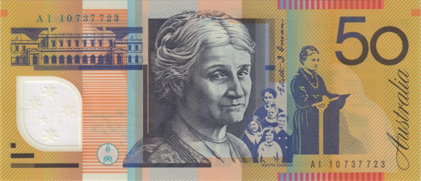 Australia P60h 50 Dollars 2010 UNC