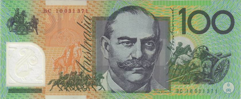 Australia P61b 100 Dollars 2010 UNC