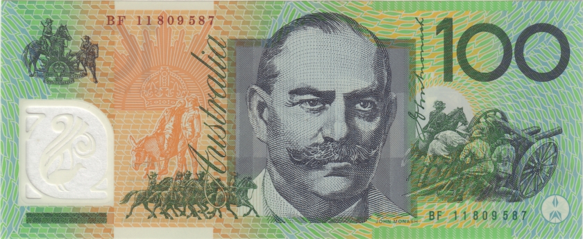 Australia P61c 100 Dollars 2011 UNC