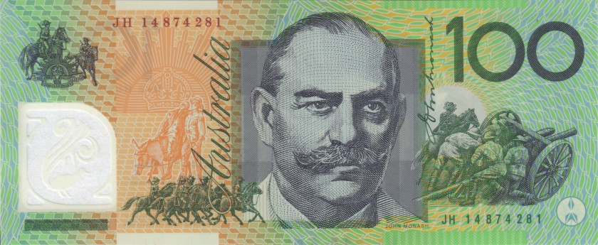 Australia P61e 100 Dollars 2014 UNC