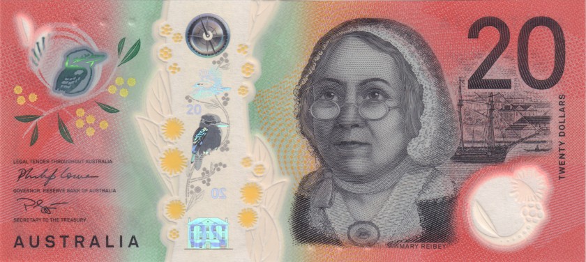 Australia P-NEW 20 Dollars 2019 UNC