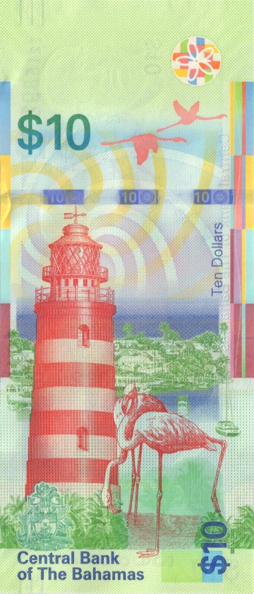Bahamas P79 10 Dollars 2016 UNC