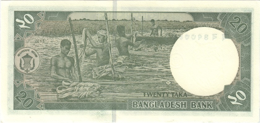 Bangladesh P48d 20 Taka 2011 UNC