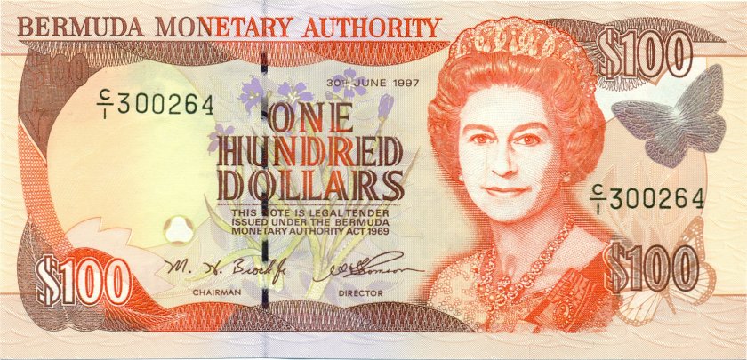 Bermuda P49 100 Dollars 1997 UNC