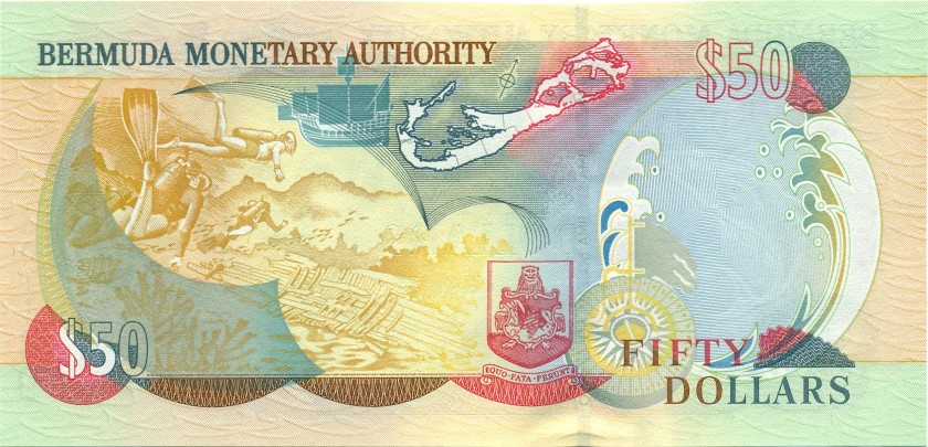 Bermuda P54a 50 Dollars 2000 UNC