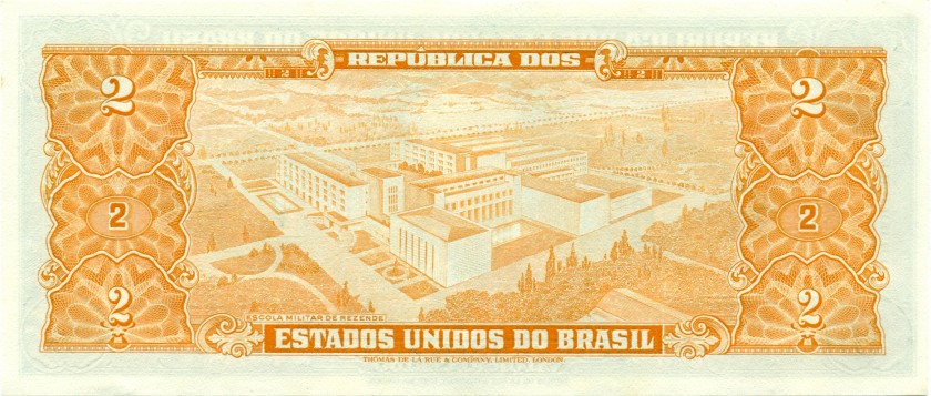 Brazil P157Ab 2 Cruzeiros 1956-1958 UNC