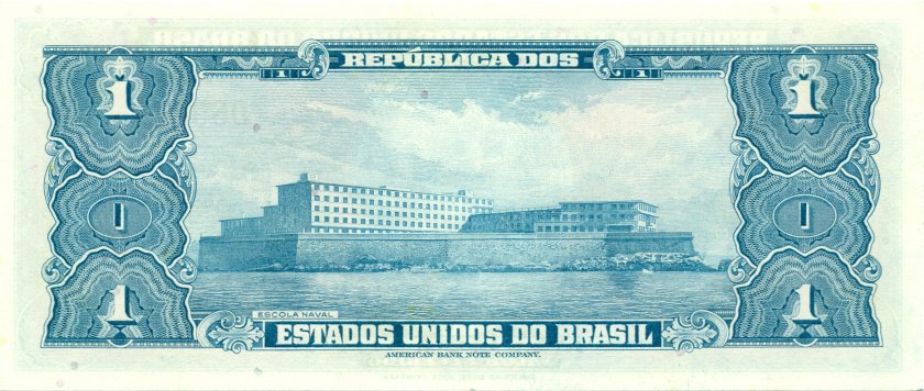 Brazil P150a 1 Cruzeiro 1954-1958 UNC