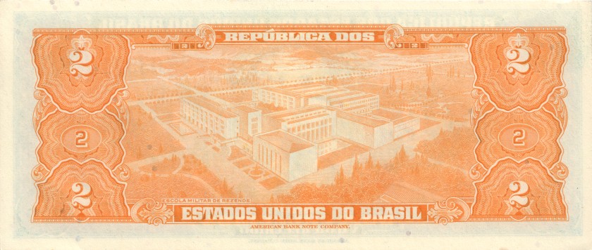 Brazil P151a 2 Cruzeiros 1954-1958 UNC