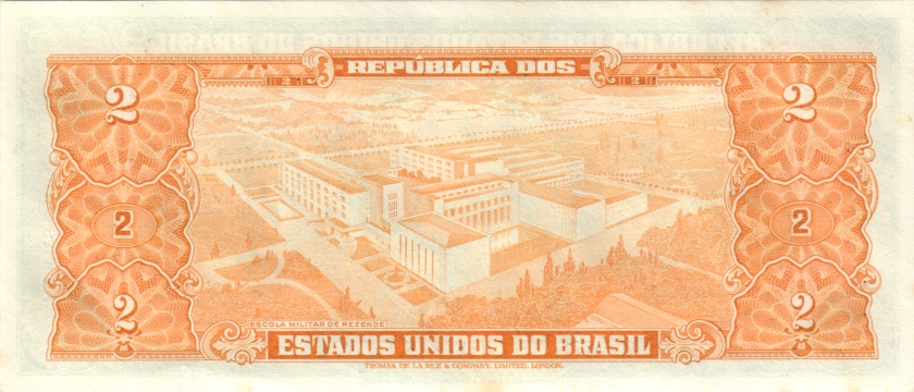 Brazil P157Aa 2 Cruzeiros 1956-1958