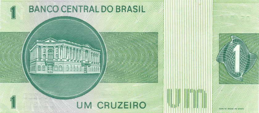 Brazil P191Ac 1 Cruzeiro 1980 UNC