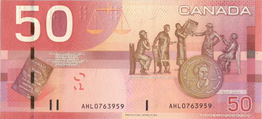 Canada P104b 50 Dollars 2006 UNC