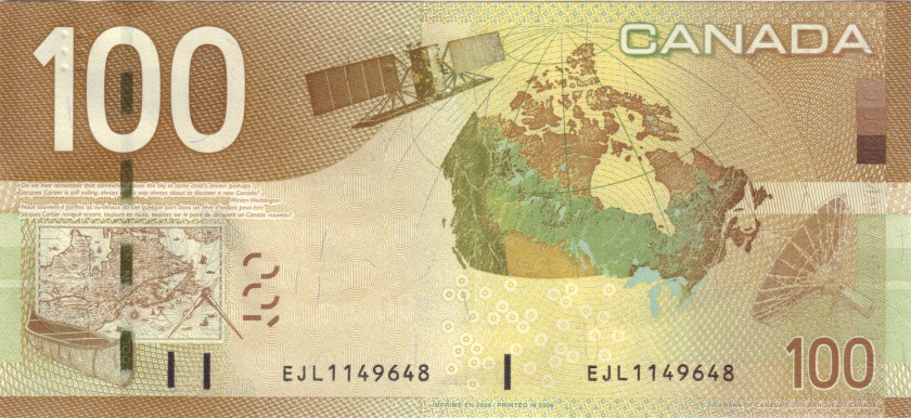 Canada P105c 100 Dollars 2006 UNC