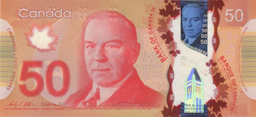 Canada P109c 50 Dollars 2012 UNC
