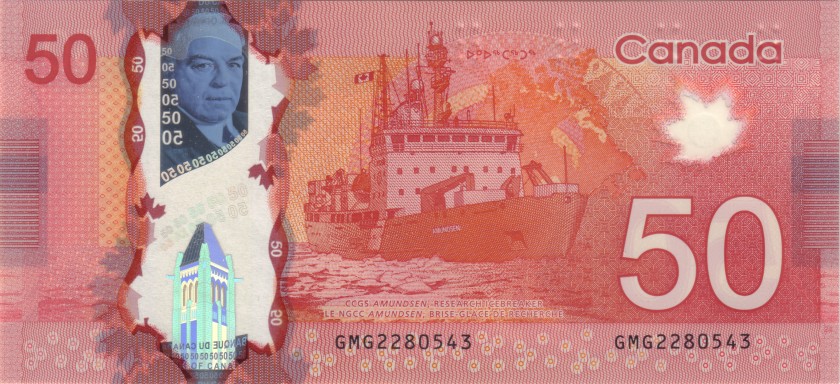 Canada P109c 50 Dollars 2012 UNC