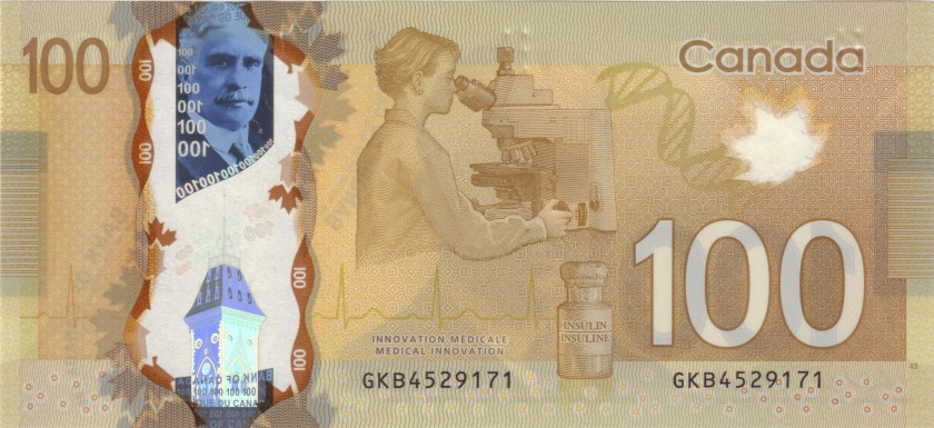 Canada P110c 100 Dollars 2011 UNC