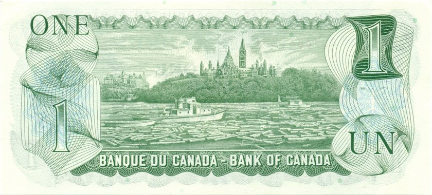 Canada P85c 1 Dollar 1973 UNC