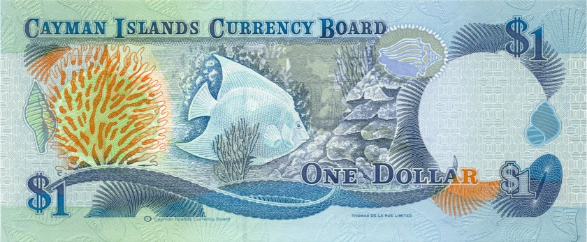 Cayman Islands P16b 1 Dollar 1996 UNC