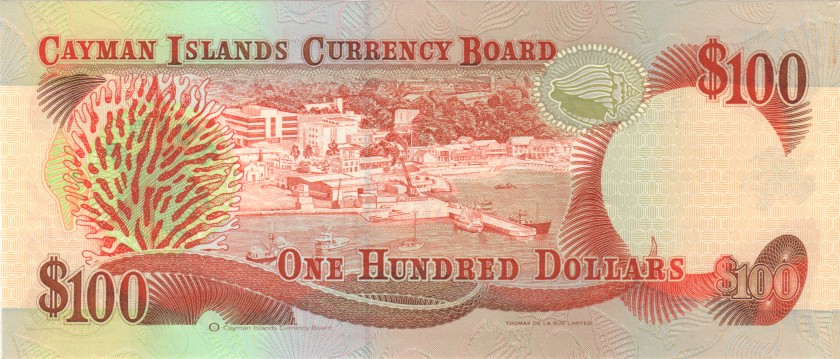Cayman Islands P20 100 Dollars 1996 UNC