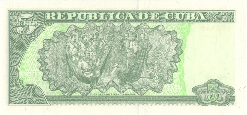 Cuba P116m 5 Pesos 2012 UNC