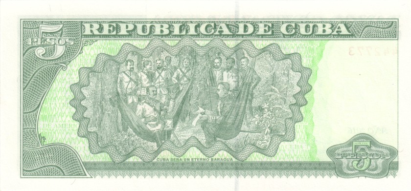 Cuba P116p 5 Pesos 2016 UNC