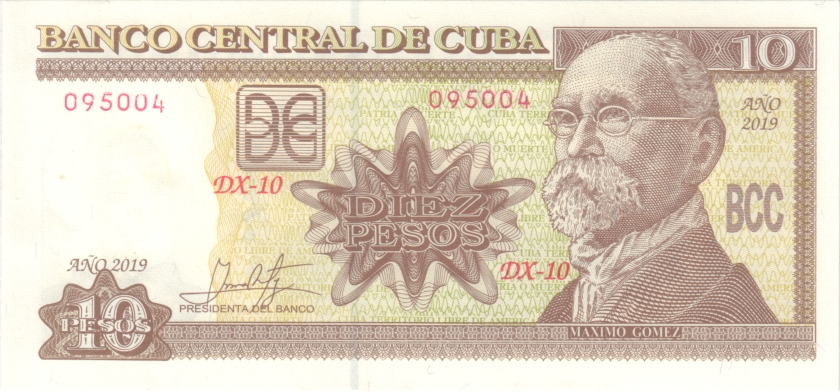 Cuba P117u 10 Pesos 2019 UNC