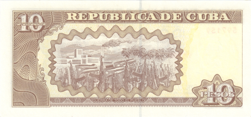 Cuba P117v 10 Pesos 2020 UNC