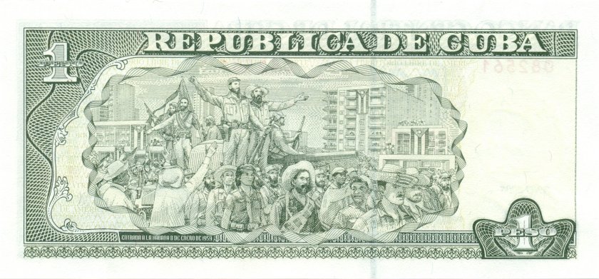 Cuba P128c 1 Peso 2008 UNC