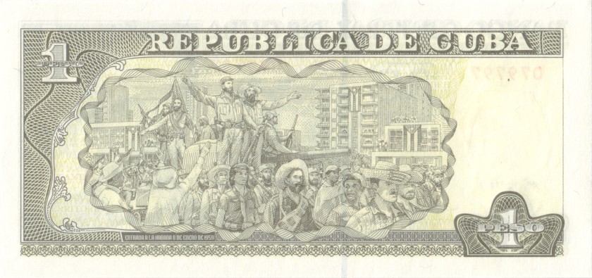 Cuba P128f 1 Peso 2011 UNC