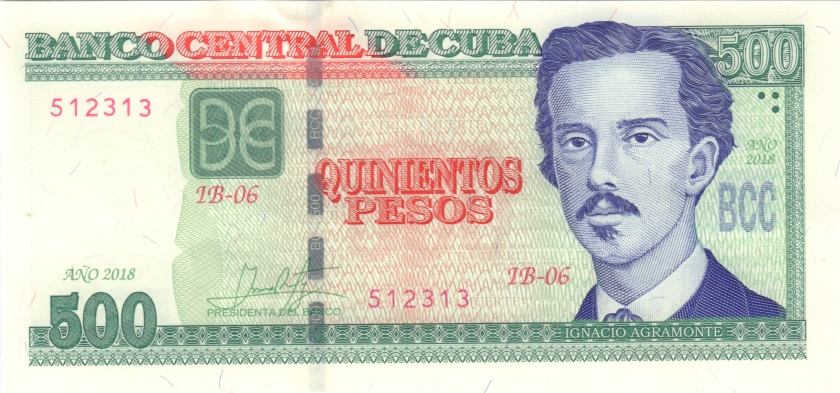 Cuba P131 500 Pesos 2018 UNC