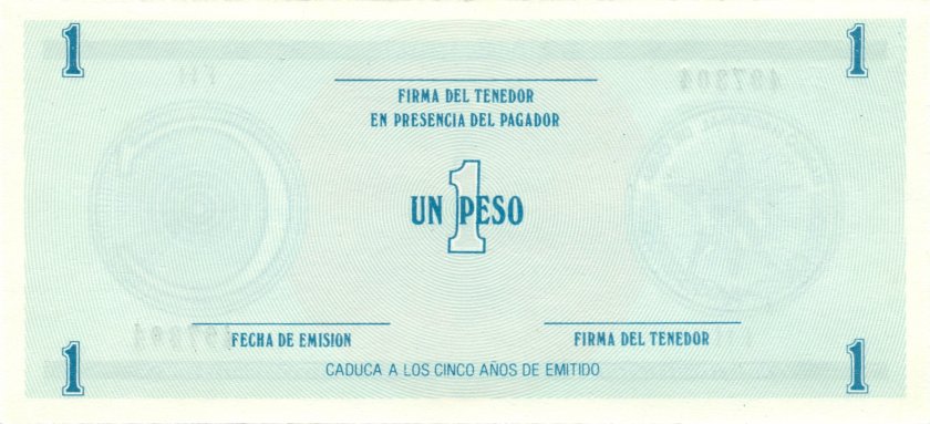 Cuba P-FX11 1 Peso UNC