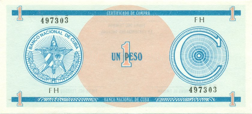 Cuba P-FX11 1 Peso Bundle 100 pcs