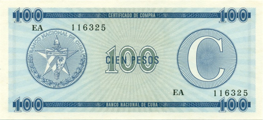 Cuba P-FX25 100 Pesos UNC