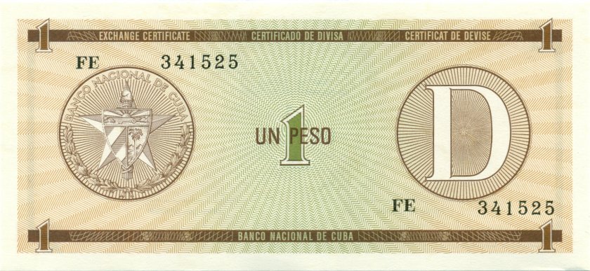 Cuba P-FX32 1 Peso UNC