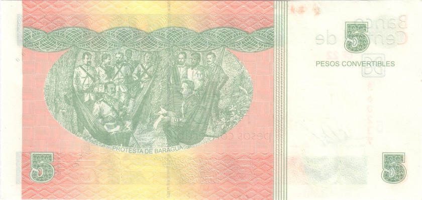 Cuba P-FX48 5 Pesos 2011 UNC