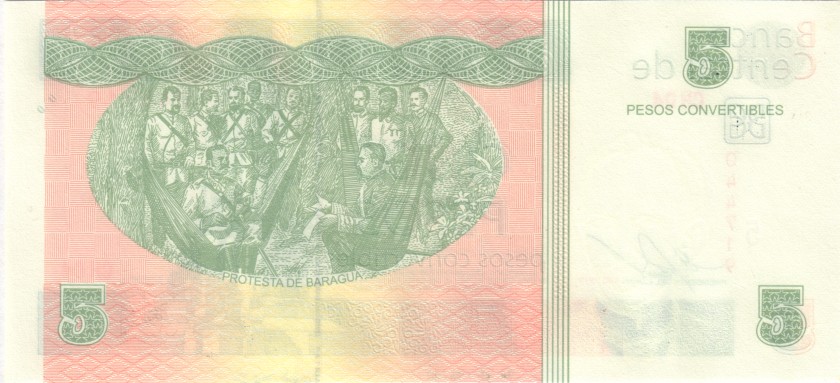 Cuba P-FX48 5 Pesos 2013 UNC