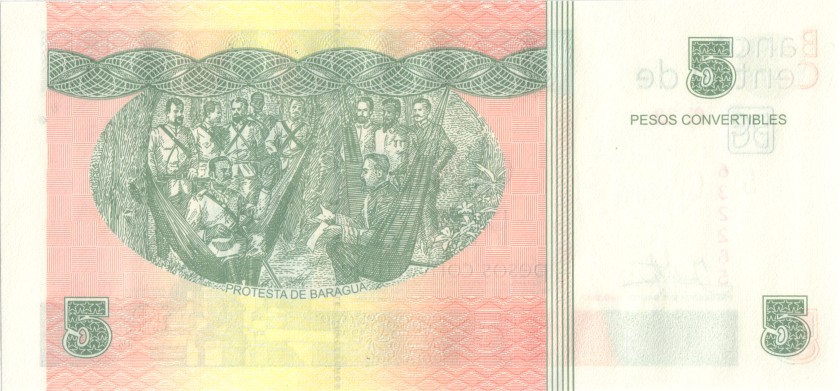 Cuba P-FX48 5 Pesos 2017 UNC